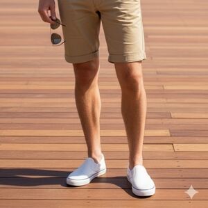 Sperry white canvas sneakers 11